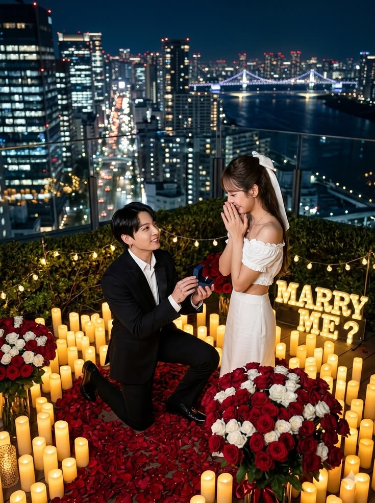 4def973939ed5da2c74fedcf451fb2a9 - Cầu Hôn Hoàng Hôn Sân Thượng Tại Đà Nẵng — Setup Lãng Mạn Trên Tầng Cao - C'est La Vie